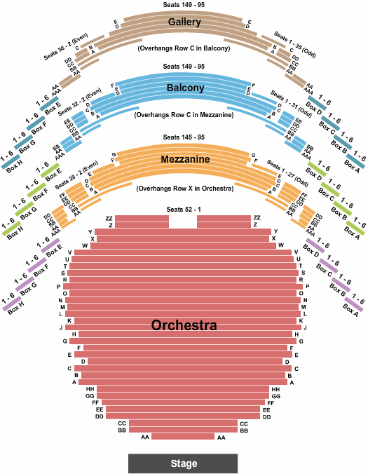 Carol Morsani Hall Hamilton Seating Chart